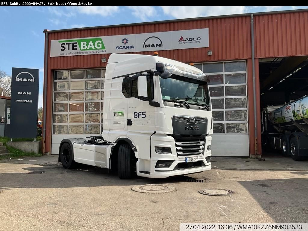 MAN TGX (TG3) 18.510 4x2 LL SA 2 Kreis Kipphydraulik - Trekkvogn: bilde 1 MAN TGX (TG3) 18.510 4x2 LL SA 2 Kreis Kipphydraulik - Trekkvogn: bilde 1
