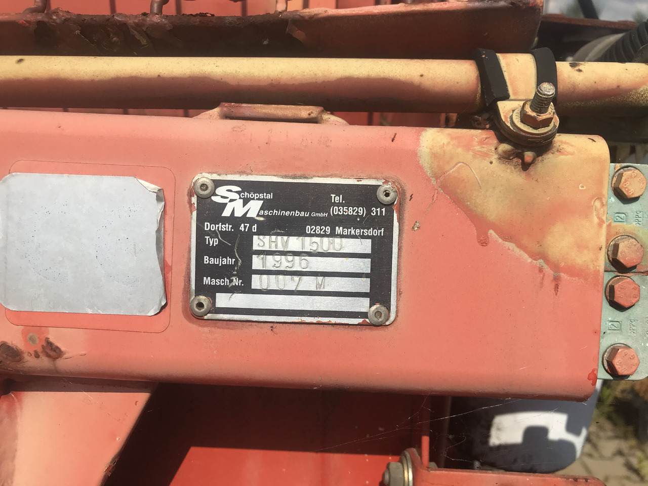 Halmkutter Hand-made SCHOPSTAL MASCHINEN SM: bilde 10