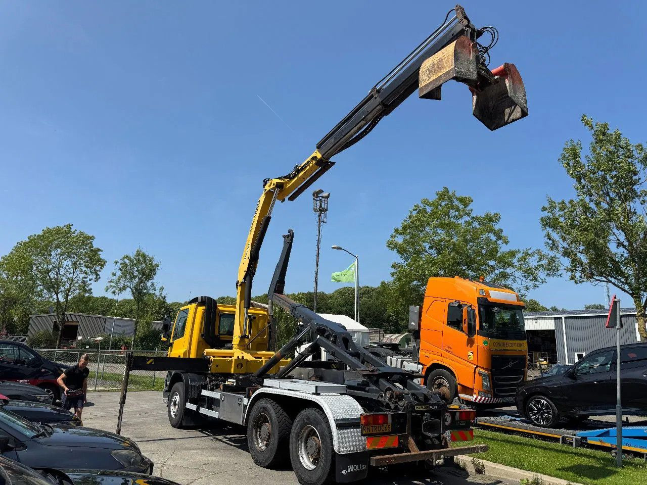 DAF CF 85.410 6X4 - EURO 5 + PALFINGER PK15500 + REM - Kranbil: bilde 5 DAF CF 85.410 6X4 - EURO 5 + PALFINGER PK15500 + REM - Kranbil: bilde 5