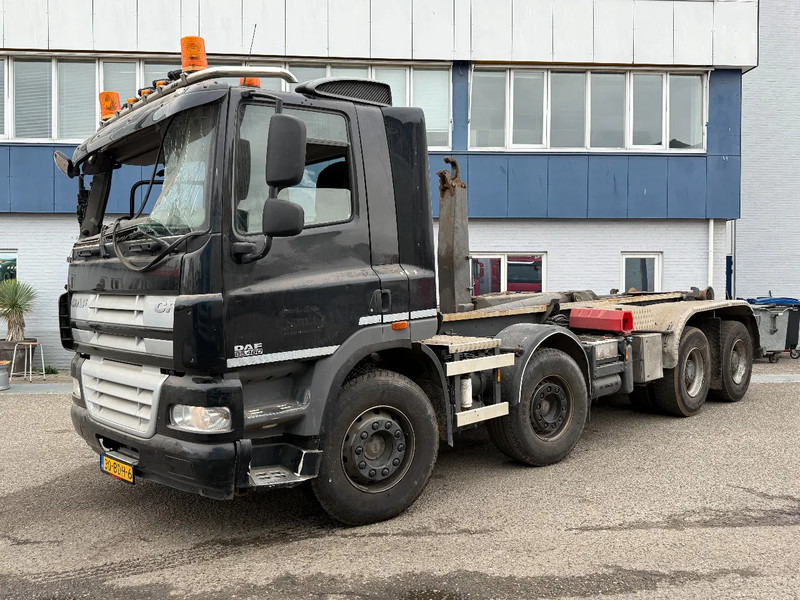 DAF CF 85.460 8X4 EURO 5 - FULL STEEL SUSP. - MANUAL GEAR - BIG AXLES + VDL HOOKLIFT - Krokbil: bilde 1 DAF CF 85.460 8X4 EURO 5 - FULL STEEL SUSP. - MANUAL GEAR - BIG AXLES + VDL HOOKLIFT - Krokbil: bilde 1