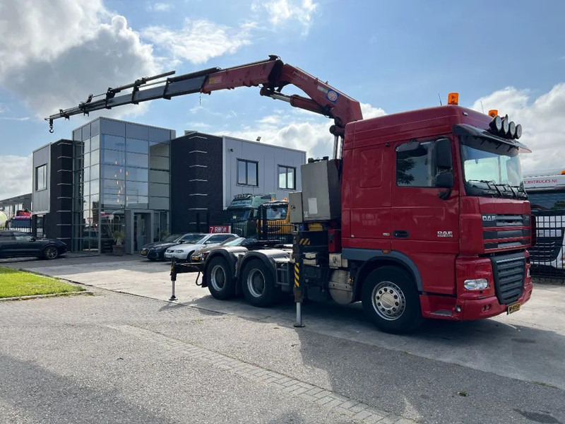 DAF XF 105.460 6X4 EURO 5 + HMF 4220 K6 + REMOTE CONTROL + RETARDER - Kranbil: bilde 1 DAF XF 105.460 6X4 EURO 5 + HMF 4220 K6 + REMOTE CONTROL + RETARDER - Kranbil: bilde 1