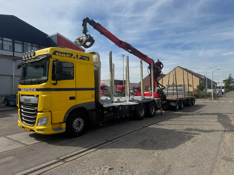 DAF XF 510 6X4 EURO 6 PALFINGER Q150Z + GRIJPER + KELBERG HANGER INTARDER - Planbil, Kranbil: bilde 4 DAF XF 510 6X4 EURO 6 PALFINGER Q150Z + GRIJPER + KELBERG HANGER INTARDER - Planbil, Kranbil: bilde 4