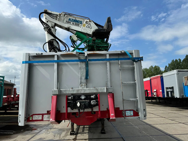 Floor FLO 18 30 S2 + KENNIS CRANE 3X STEERING AXLE - Åpen semitrailer: bilde 2 Floor FLO 18 30 S2 + KENNIS CRANE 3X STEERING AXLE - Åpen semitrailer: bilde 2