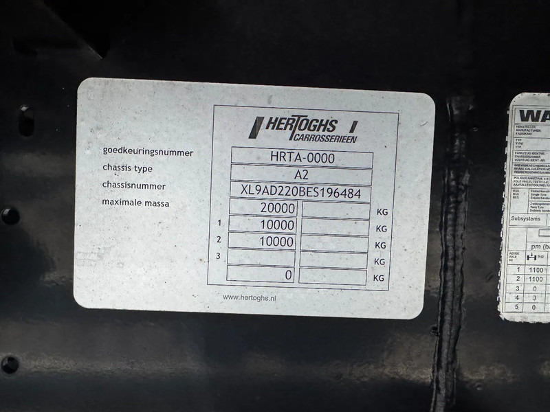 Hertoghs AC2 BPW AXLE SLIDING ROOF - Kapellhenger: bilde 5 Hertoghs AC2 BPW AXLE SLIDING ROOF - Kapellhenger: bilde 5