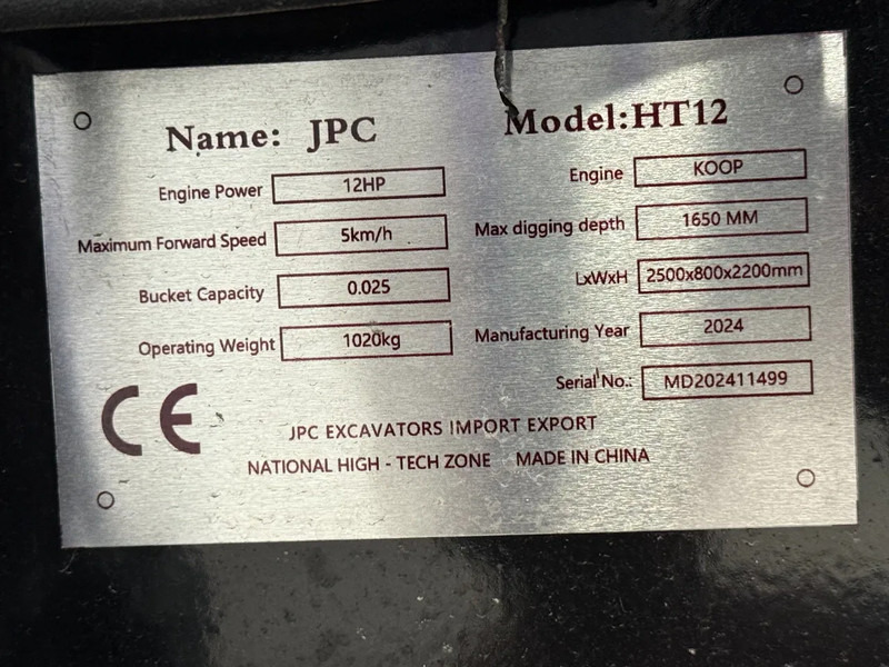 Minigraver JPC HT12 - NEW AND UNUSED!: bilde 6 Minigraver JPC HT12 - NEW AND UNUSED!: bilde 6