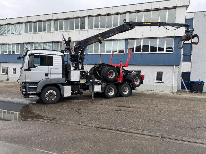 MAN TGS 33.480 6X4 + HIAB 251S.82 + TRAILER 2 AXLE KRAEMER - Kranbil: bilde 1 MAN TGS 33.480 6X4 + HIAB 251S.82 + TRAILER 2 AXLE KRAEMER - Kranbil: bilde 1