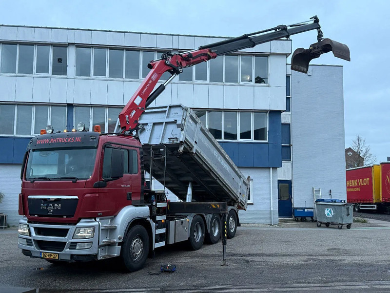 MAN TGS 35.480 8X4 + HMF 2420-K3 REMOTE + TIPPER - Kranbil: bilde 2 MAN TGS 35.480 8X4 + HMF 2420-K3 REMOTE + TIPPER - Kranbil: bilde 2