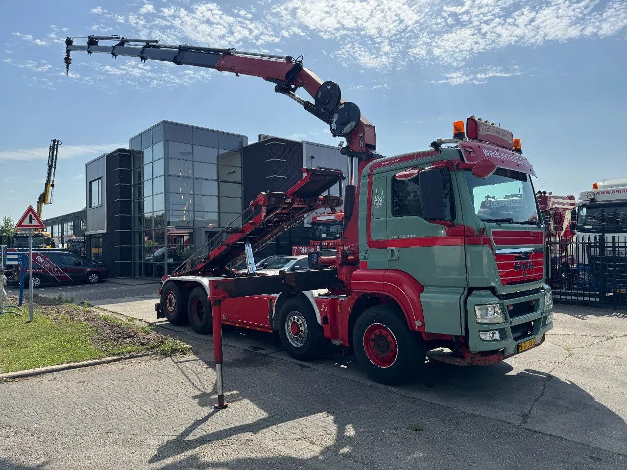 MAN TGS 35.480 8X4 HMF 2420 K5 + HMF ABLE + REMOTE C - Krokbil, Kranbil: bilde 1 MAN TGS 35.480 8X4 HMF 2420 K5 + HMF ABLE + REMOTE C - Krokbil, Kranbil: bilde 1