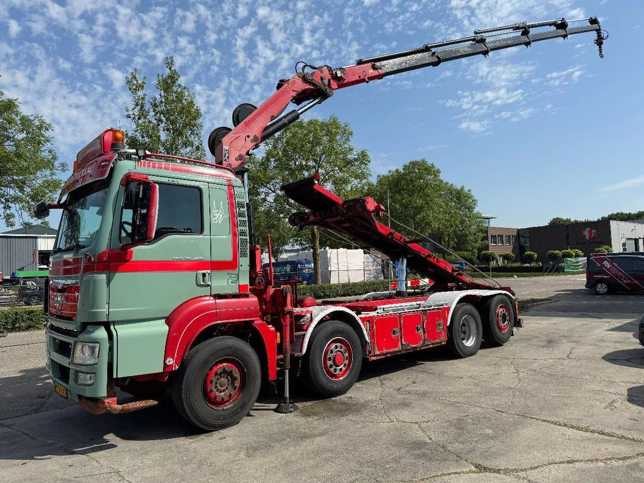 MAN TGS 35.480 8X4 HMF 2420 K5 + HMF ABLE + REMOTE C - Krokbil, Kranbil: bilde 2 MAN TGS 35.480 8X4 HMF 2420 K5 + HMF ABLE + REMOTE C - Krokbil, Kranbil: bilde 2