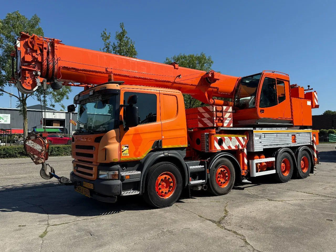 Scania P380 8X4 + FAUN HK40 + FLYJIB + BALLASTBL. 6,9 T - Kranbil: bilde 3 Scania P380 8X4 + FAUN HK40 + FLYJIB + BALLASTBL. 6,9 T - Kranbil: bilde 3