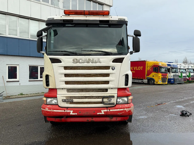 Scania R500 V8 8X4 + HIAB 220-5 + REMOTE + CABLELIFT - FULL STEEL SUSP. MANUAL GEAR. BIG AXLES - Lastebil med kabelsystem, Kranbil: bilde 5 Scania R500 V8 8X4 + HIAB 220-5 + REMOTE + CABLELIFT - FULL STEEL SUSP. MANUAL GEAR. BIG AXLES - Lastebil med kabelsystem, Kranbil: bilde 5