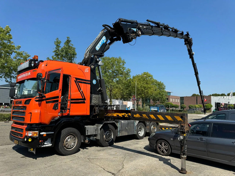 Scania R560 V8 8X2 + EFFER CRANE 1550 6S + FLYJIP 6XHYDR + REMOTE + WINCH - Trekkvogn: bilde 1 Scania R560 V8 8X2 + EFFER CRANE 1550 6S + FLYJIP 6XHYDR + REMOTE + WINCH - Trekkvogn: bilde 1