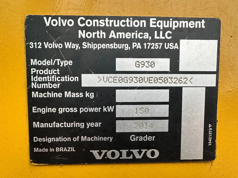 Volvo G 930 - Grader: bilde 5 Volvo G 930 - Grader: bilde 5