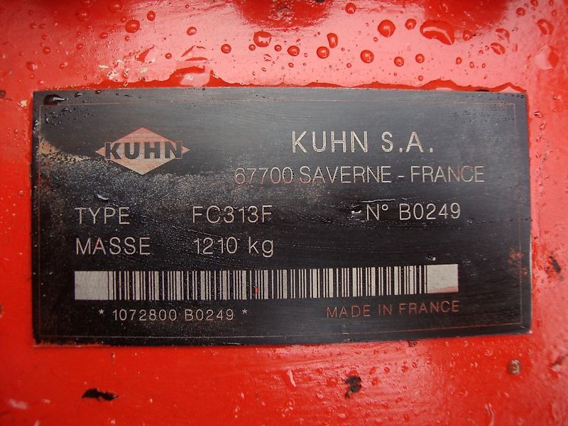 Kuhn FC 313 F - Slåmaskin: bilde 5 Kuhn FC 313 F - Slåmaskin: bilde 5
