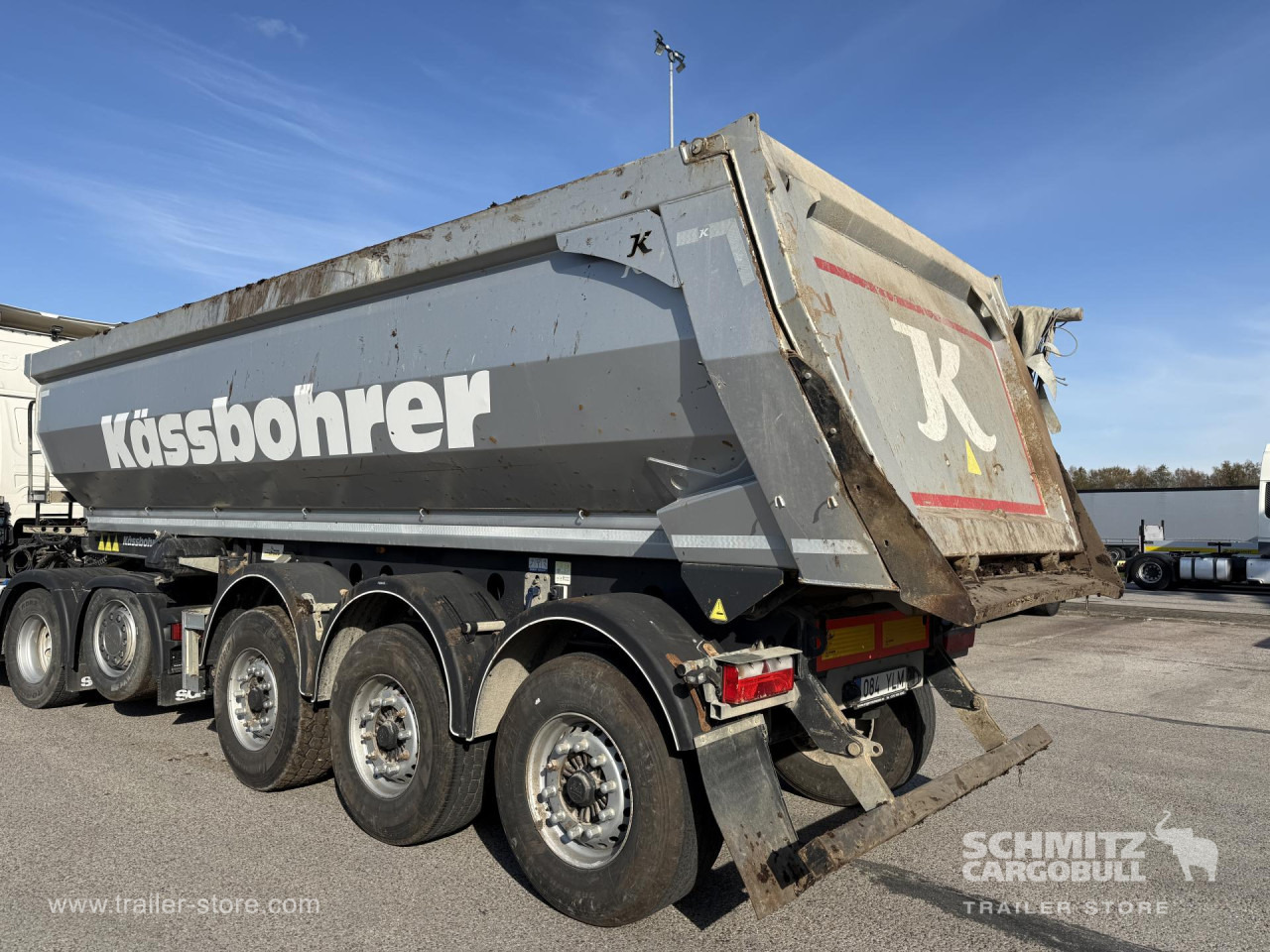 KAESSBOHRER Tipper Steel half pipe body 27m³ - Tippsemi: bilde 1 KAESSBOHRER Tipper Steel half pipe body 27m³ - Tippsemi: bilde 1