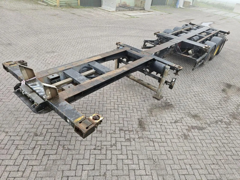 Broshuis MFCC Multi - Lifting axle - 2x20FT / 40FTHC / 45FTHC - Container-transport/ Vekselflak semitrailer: bilde 1 Broshuis MFCC Multi - Lifting axle - 2x20FT / 40FTHC / 45FTHC - Container-transport/ Vekselflak semitrailer: bilde 1