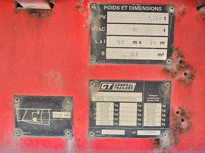 Gardintrailer General Trailer TX34F3FA - SMB - DISC: bilde 9