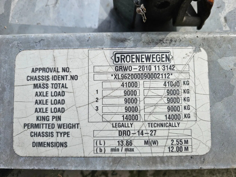 Groenewegen SAF - DISC - DRO-14-27 - Åpen semitrailer: bilde 3 Groenewegen SAF - DISC - DRO-14-27 - Åpen semitrailer: bilde 3