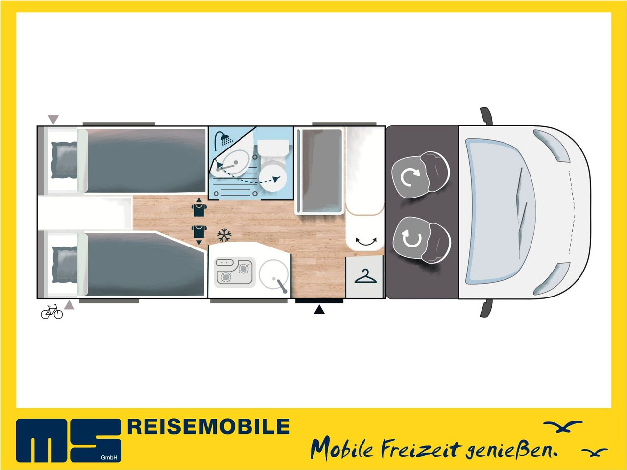Chausson S 697 SPORT LINE / - 2026 - / EINZELBETTEN - Halvintegrert bobil: bilde 2 Chausson S 697 SPORT LINE / - 2026 - / EINZELBETTEN - Halvintegrert bobil: bilde 2