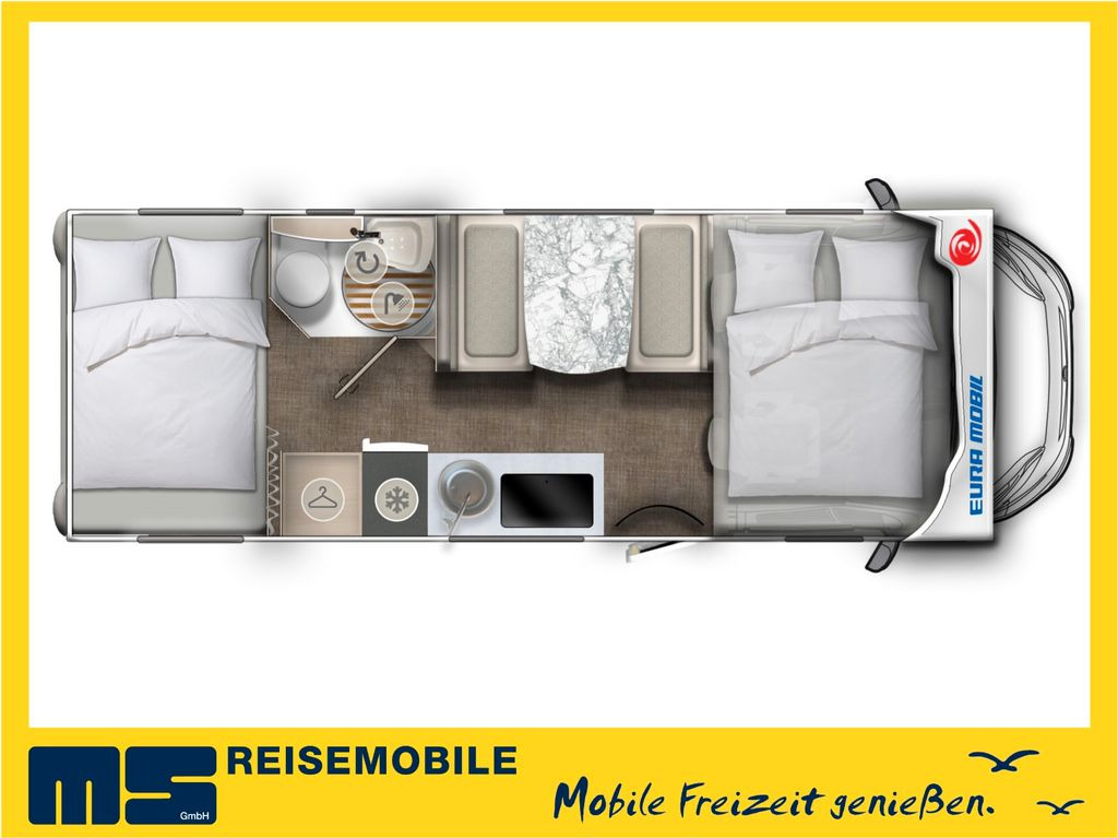 Eura Mobil ACTIVA ONE 690 HB /-2024-/180PS-40H MAXI/6xSITZE - Alkovebil: bilde 2 Eura Mobil ACTIVA ONE 690 HB /-2024-/180PS-40H MAXI/6xSITZE - Alkovebil: bilde 2