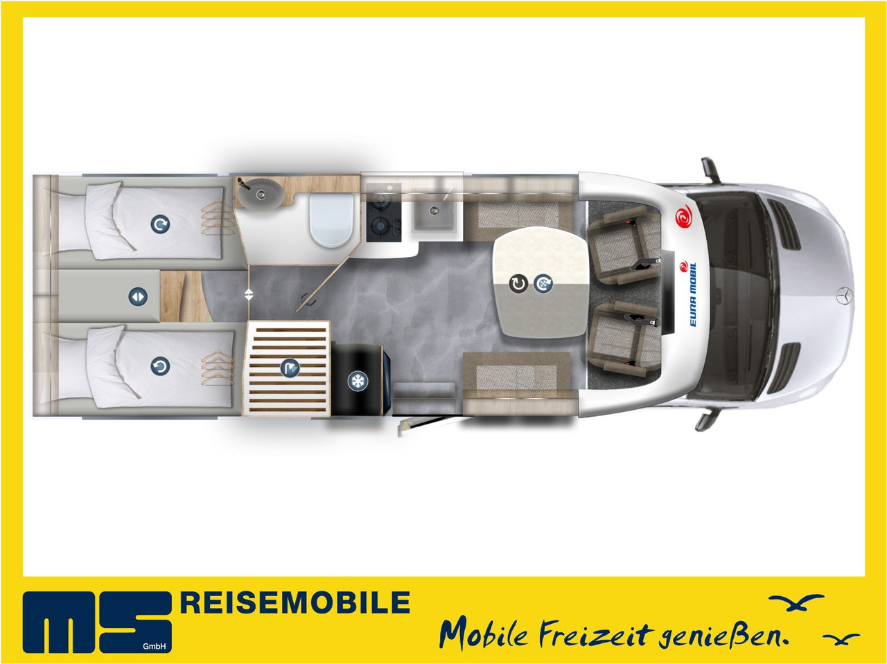 Eura Mobil PROFILA T 726 EF -MOD. 2025 -MONDIAL PLUS & S-P. - Halvintegrert bobil: bilde 2 Eura Mobil PROFILA T 726 EF -MOD. 2025 -MONDIAL PLUS & S-P. - Halvintegrert bobil: bilde 2