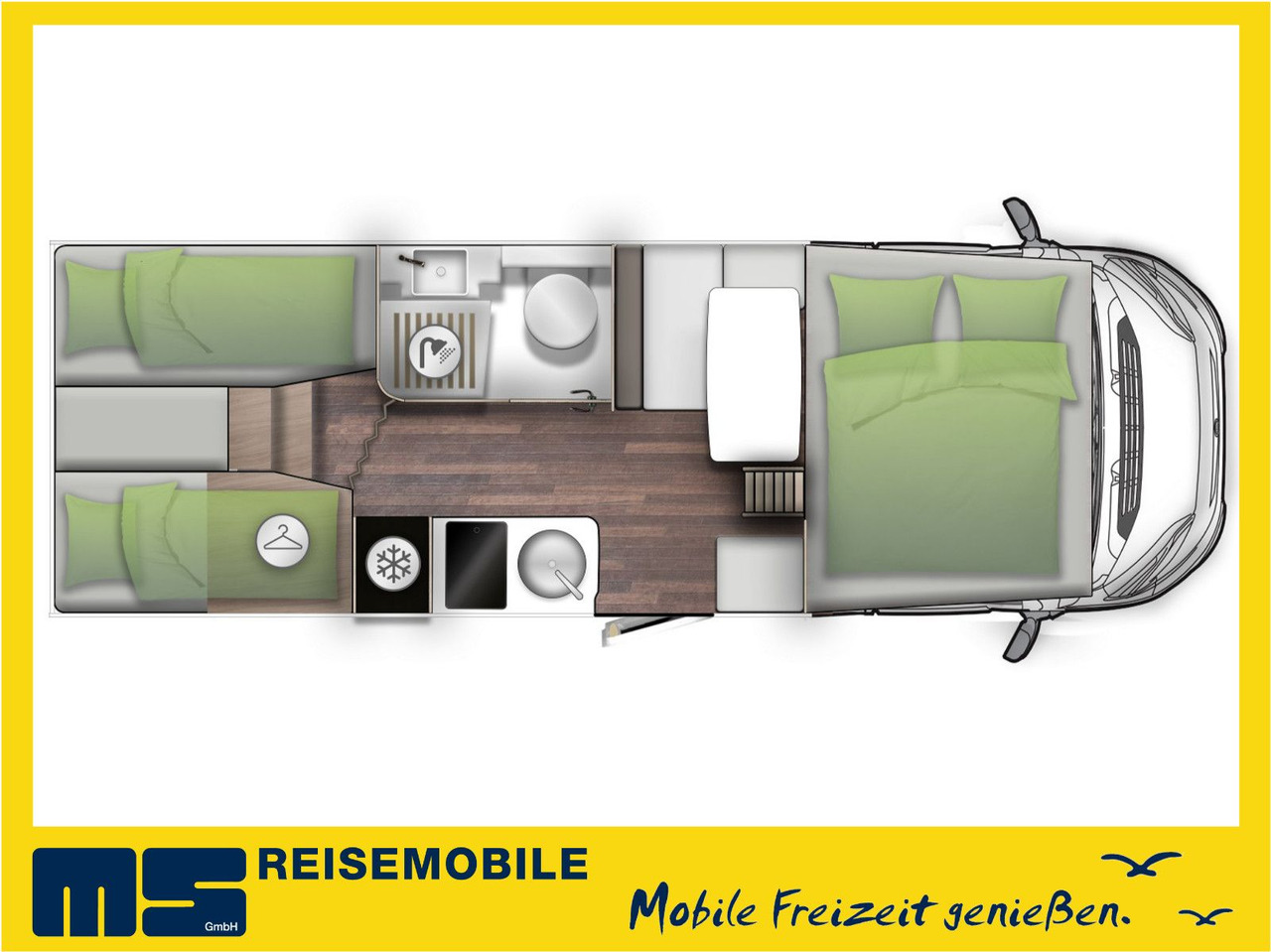 Forster A 699 EB / -MODELL 2025- / 140 PS / EINZELBETTEN - Alkovebil: bilde 2 Forster A 699 EB / -MODELL 2025- / 140 PS / EINZELBETTEN - Alkovebil: bilde 2