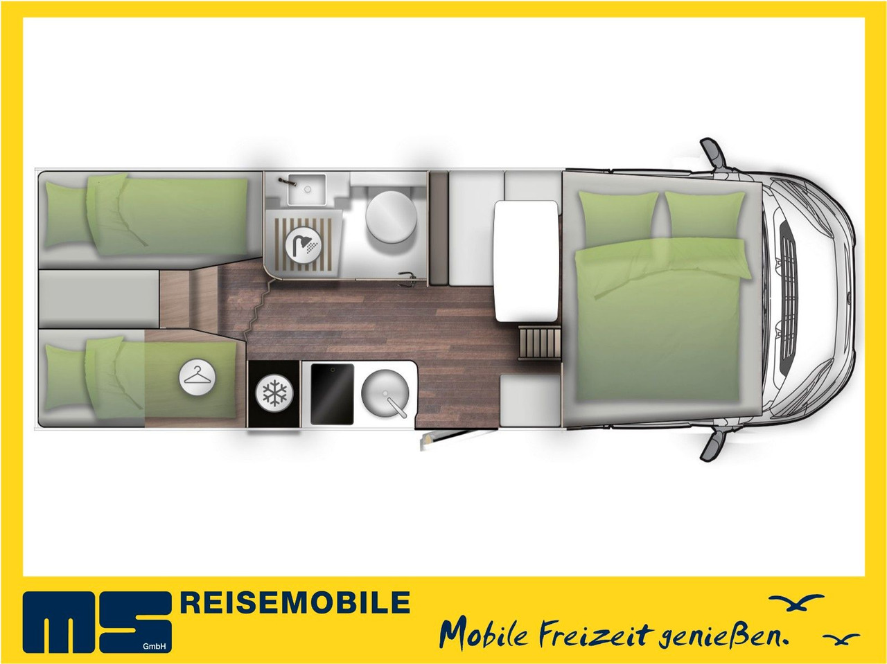 Forster A 699 EB / -MODELL 2025- / 140 PS / EINZELBETTEN - Alkovebil: bilde 2 Forster A 699 EB / -MODELL 2025- / 140 PS / EINZELBETTEN - Alkovebil: bilde 2