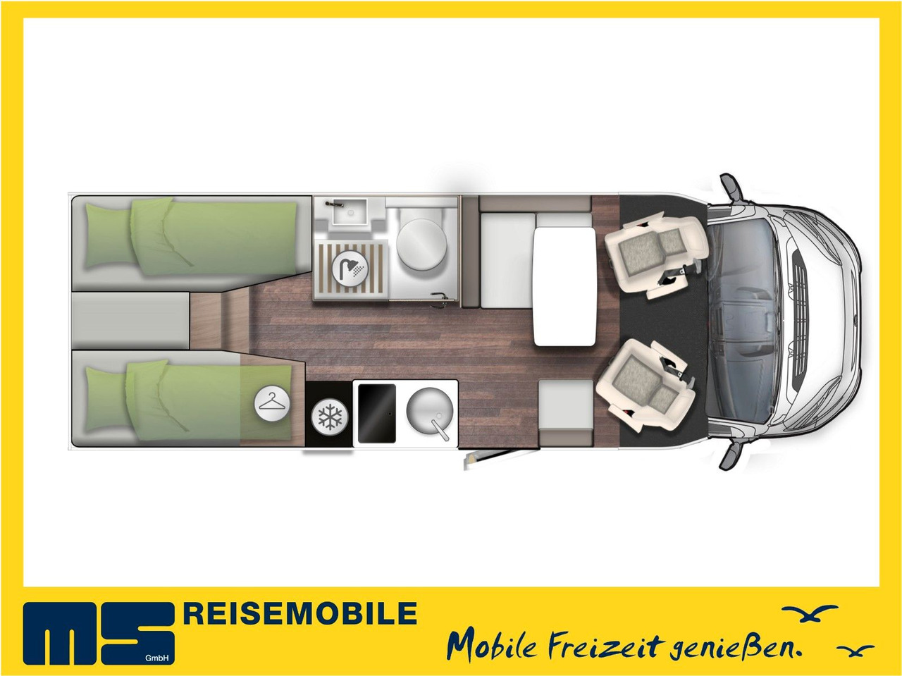 Forster T 699 EB / 2025 / 140PS/ EINZELBETTEN & HUBBETT - Halvintegrert bobil: bilde 2 Forster T 699 EB / 2025 / 140PS/ EINZELBETTEN & HUBBETT - Halvintegrert bobil: bilde 2