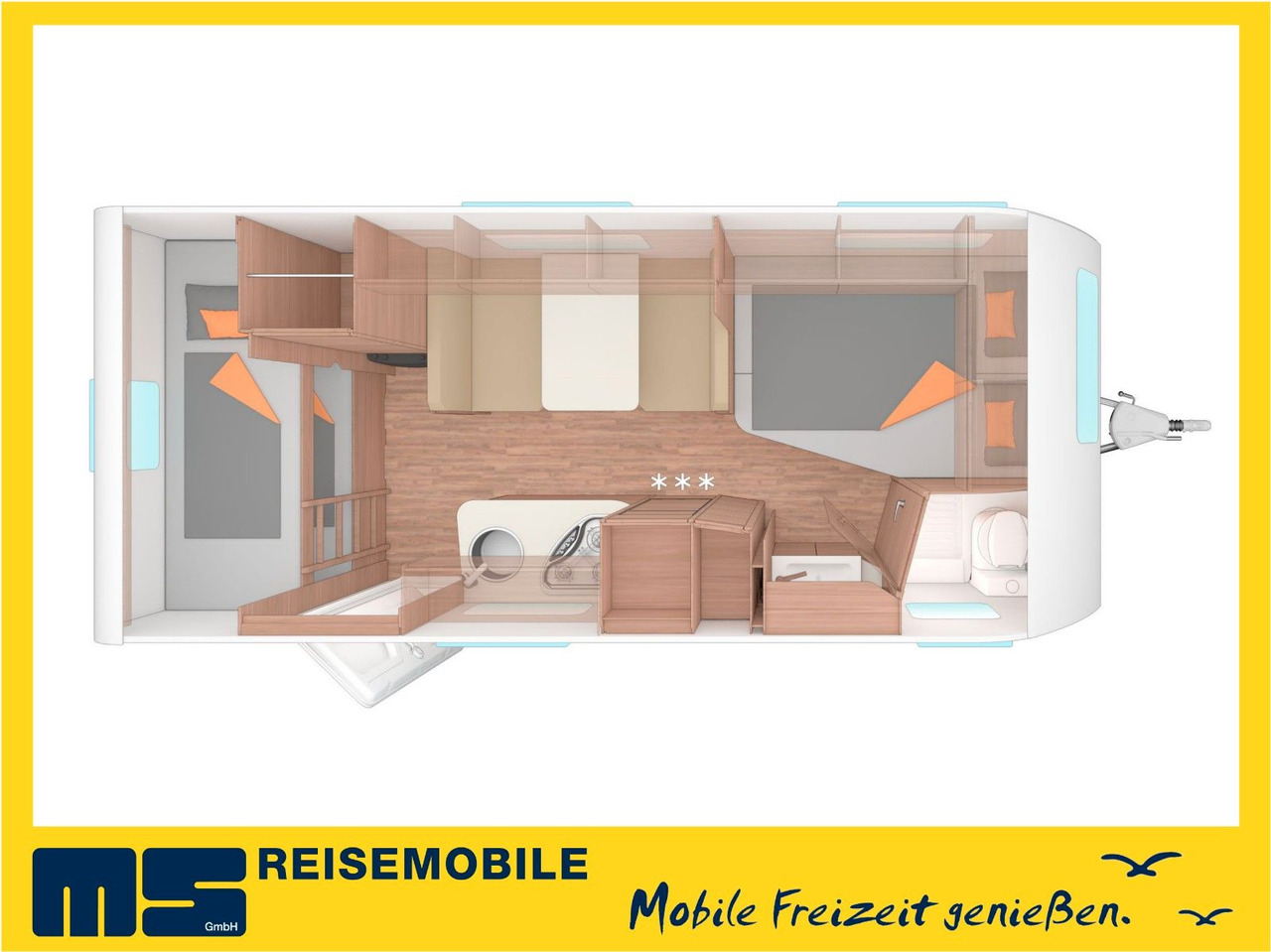 Weinsberg CARAONE 500 FDK / -2026- / ETAGENBETTEN / 1700kg - Campingvogn: bilde 2 Weinsberg CARAONE 500 FDK / -2026- / ETAGENBETTEN / 1700kg - Campingvogn: bilde 2