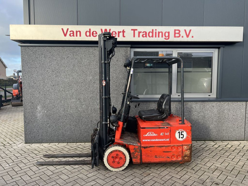 Linde e14 Heftruck Linde E14 Triplo 550 Freelift/Sideshift elektrisch - El-truck: bilde 1 Linde e14 Heftruck Linde E14 Triplo 550 Freelift/Sideshift elektrisch - El-truck: bilde 1
