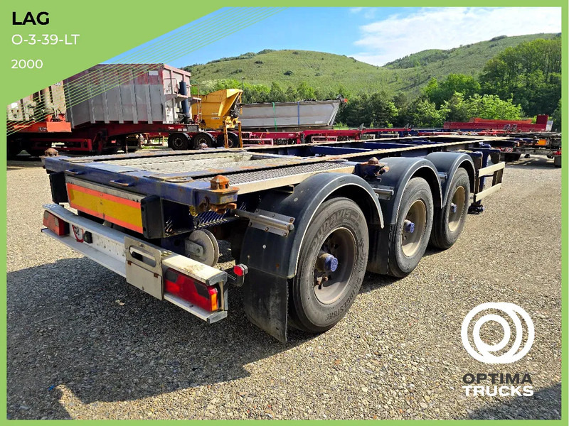 LAG O-3-39-LT / VIDEO / 30 ft - Container-transport/ Vekselflak semitrailer: bilde 1 LAG O-3-39-LT / VIDEO / 30 ft - Container-transport/ Vekselflak semitrailer: bilde 1