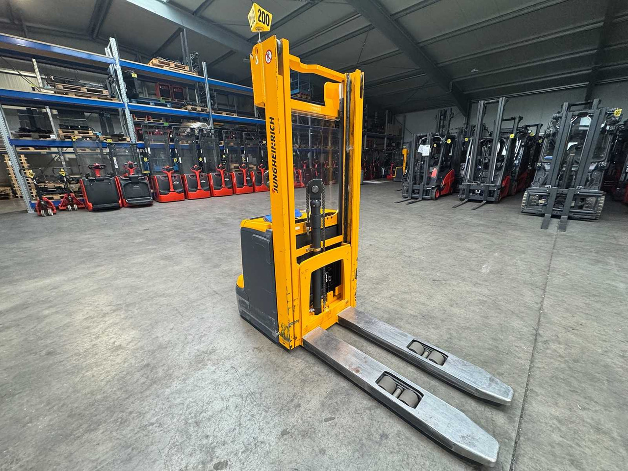 2013 JUNGHEINRICH EJC220 2,000KG STACKER PALLET TRUCK ANT FREE LIFT - Gaffeltruck: bilde 1 2013 JUNGHEINRICH EJC220 2,000KG STACKER PALLET TRUCK ANT FREE LIFT - Gaffeltruck: bilde 1