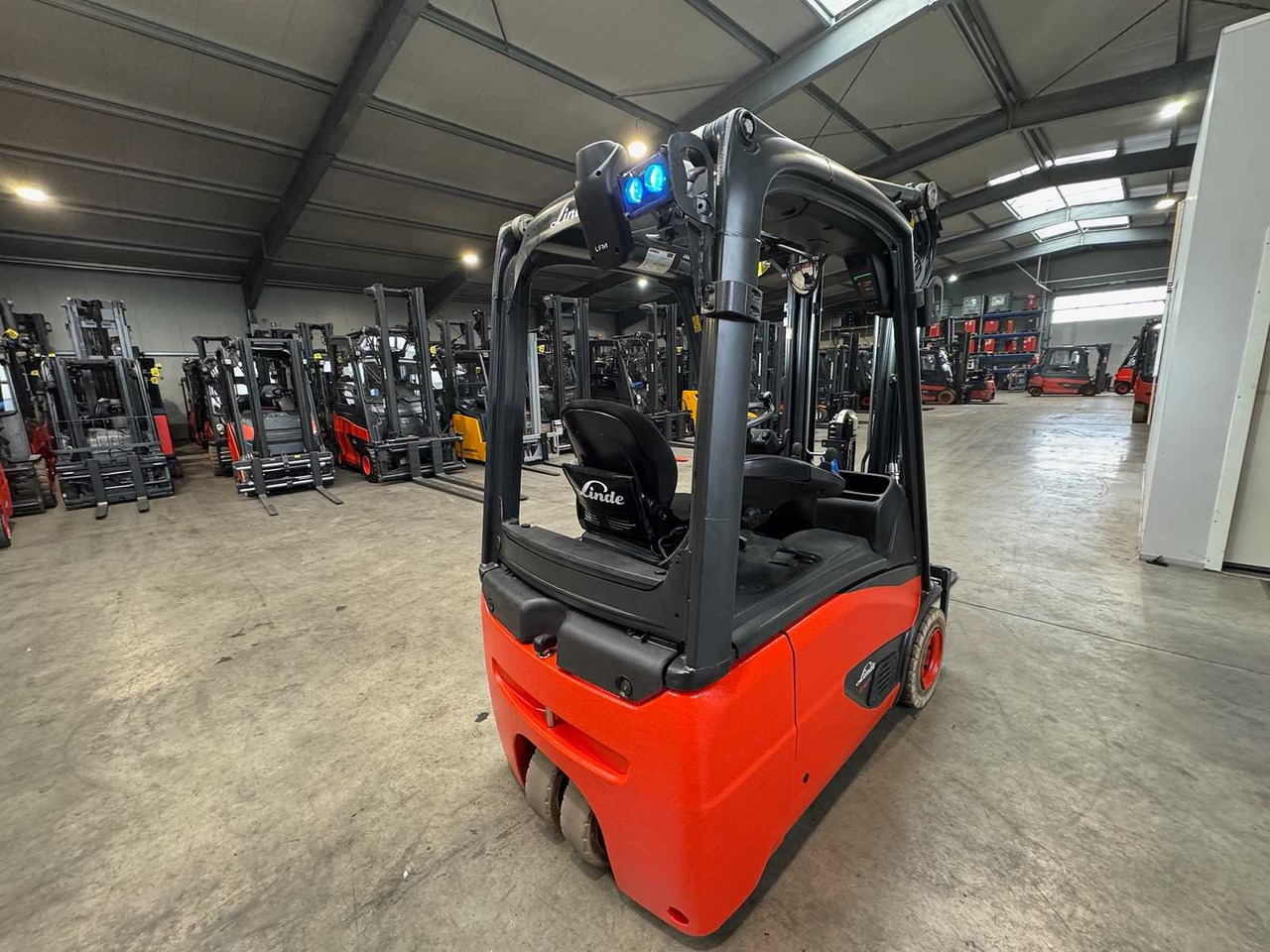 Gaffeltruck 2017 SERVICE+UVV 11/2026 LINDE E16 1,600KG ELECTRIC FORKLIFT 5,866 HOURS: bilde 6