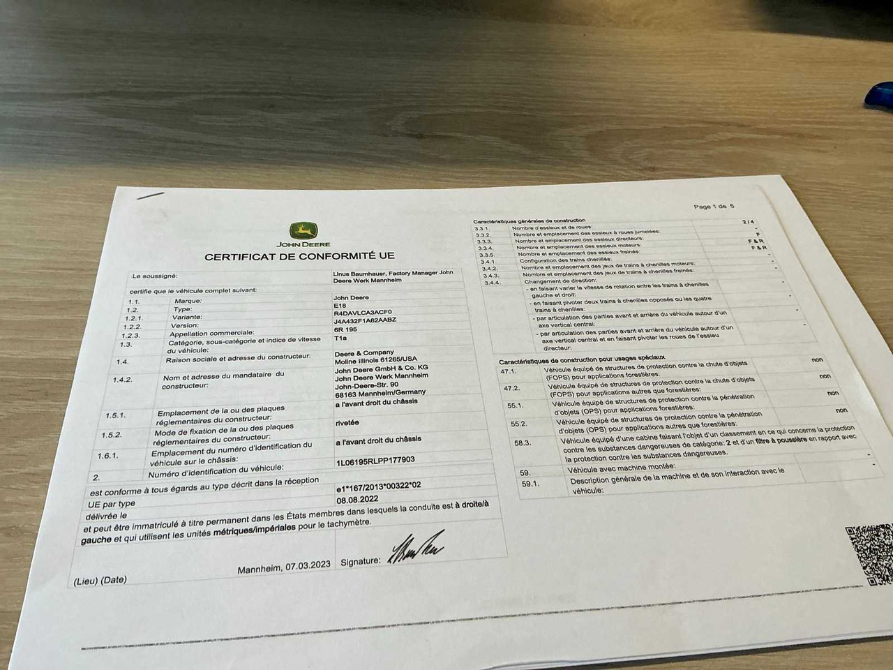 Traktor 2023 JOHN DEERE 6195R FARM TRACTOR: bilde 17