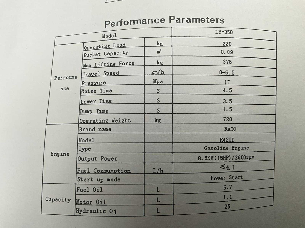 Kompakt beltelaster 2025 - HH - LY-350 - SKID STEER LOADER: bilde 31