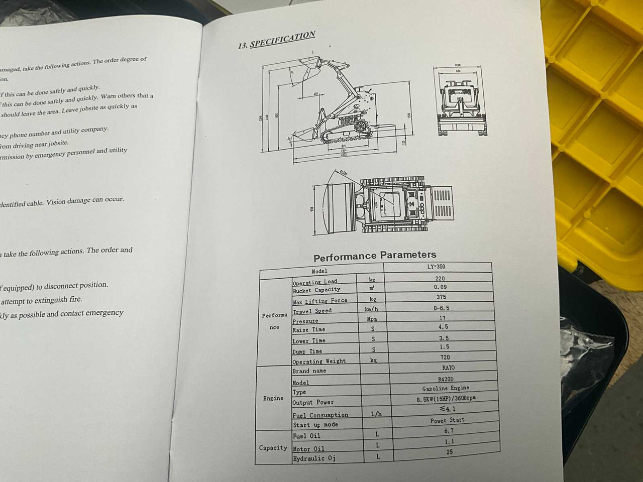 Kompakt beltelaster 2025 - HH - LY-350 - SKID STEER LOADER: bilde 30