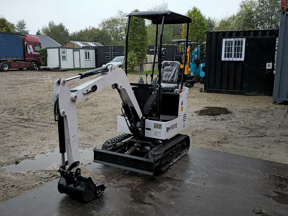 2025 - JPC - KV12 - WHITE - MINI EXCAVATOR - Minigraver: bilde 4 2025 - JPC - KV12 - WHITE - MINI EXCAVATOR - Minigraver: bilde 4