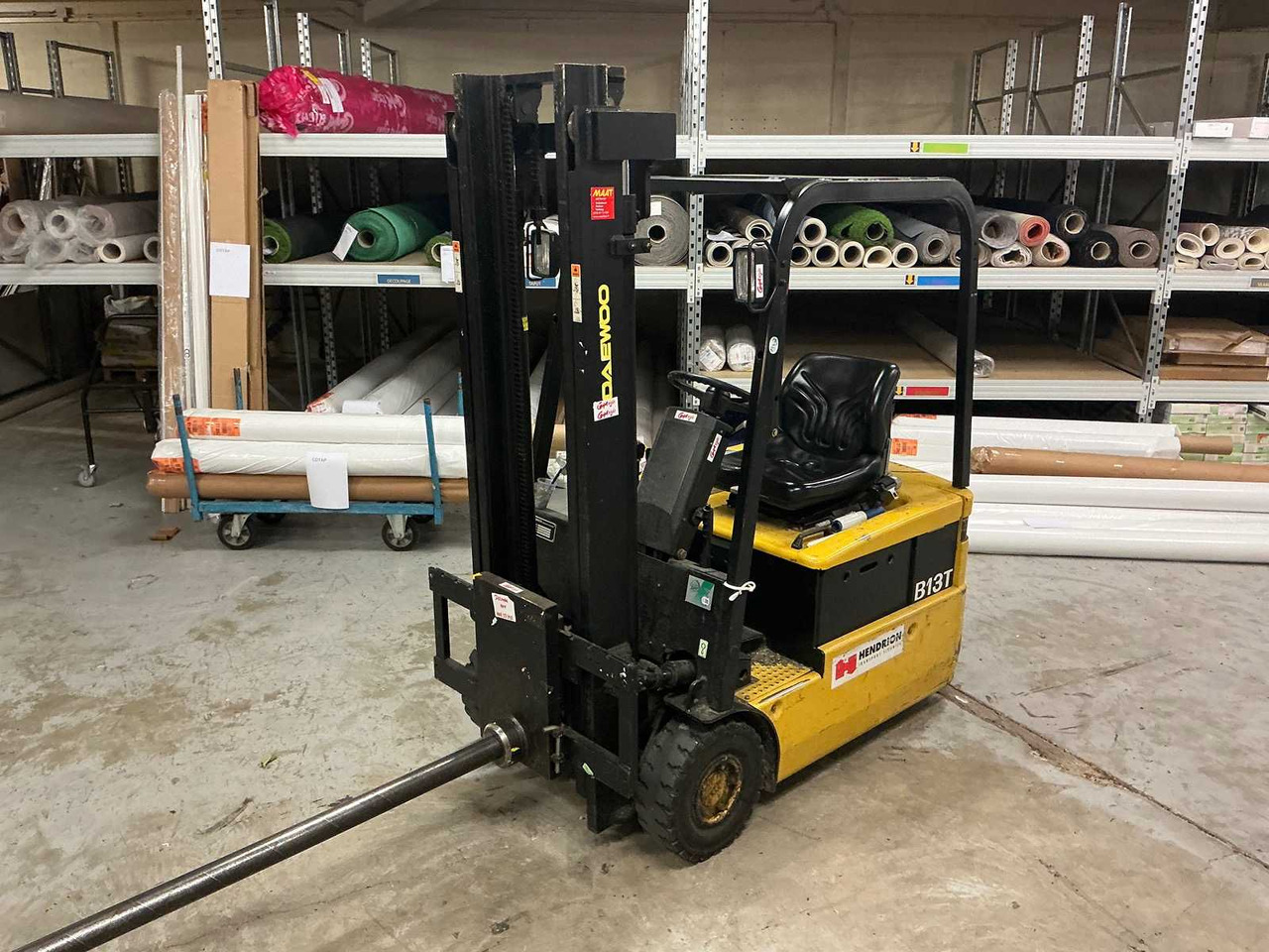 DAEWOO - B13T - FORKLIFT WITH MANDREL - Gaffeltruck: bilde 1 DAEWOO - B13T - FORKLIFT WITH MANDREL - Gaffeltruck: bilde 1