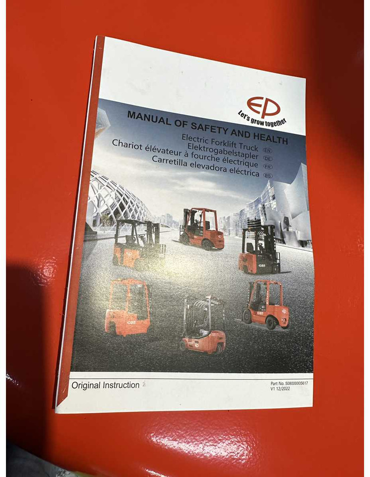 Gaffeltruck EP - EFL 252 X - FORK POSITIONER, SIDESHIFT, TRIPLEX, FORKLIFT 2025: bilde 17