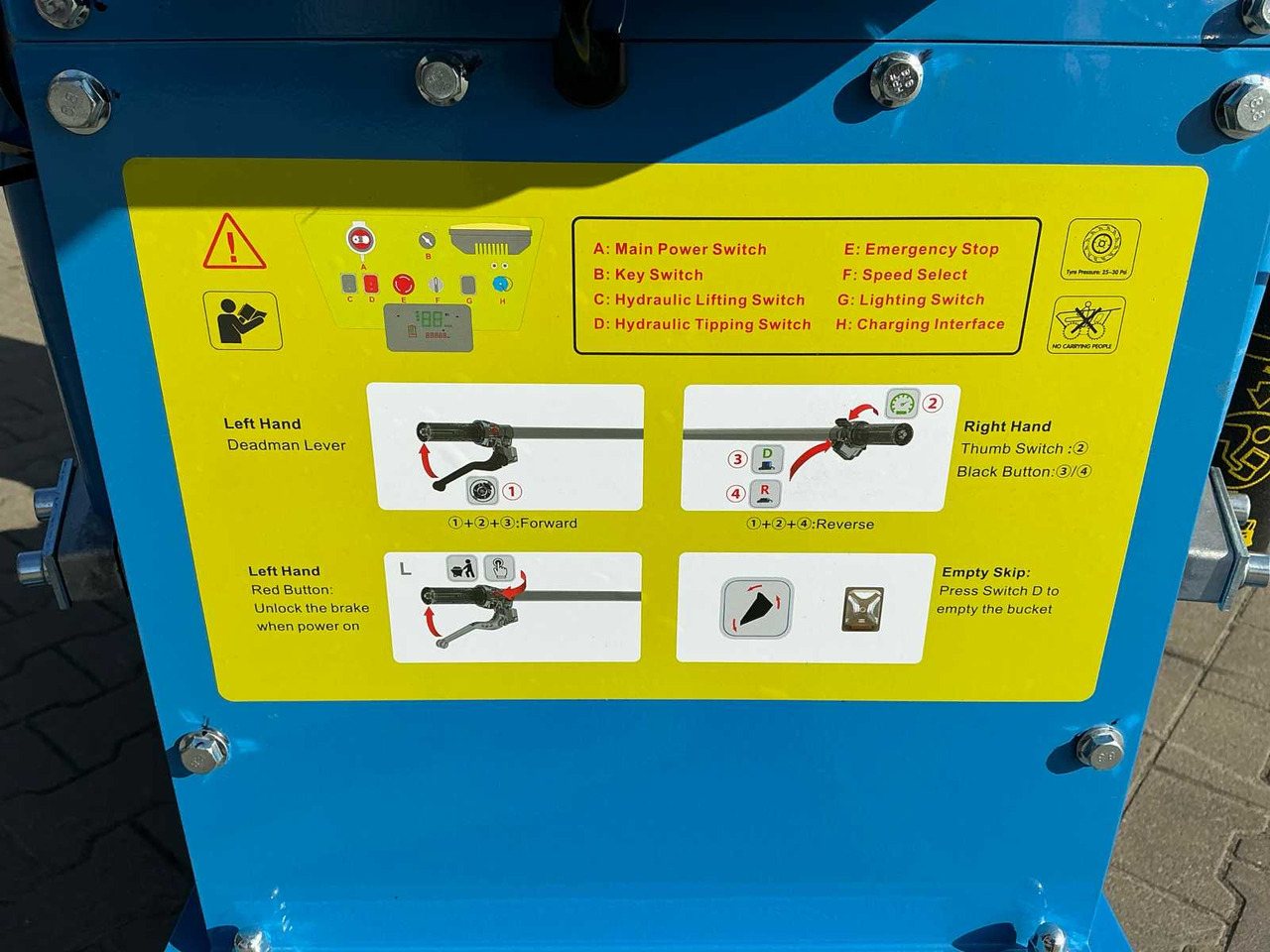 Dumper Field D500E: bilde 25