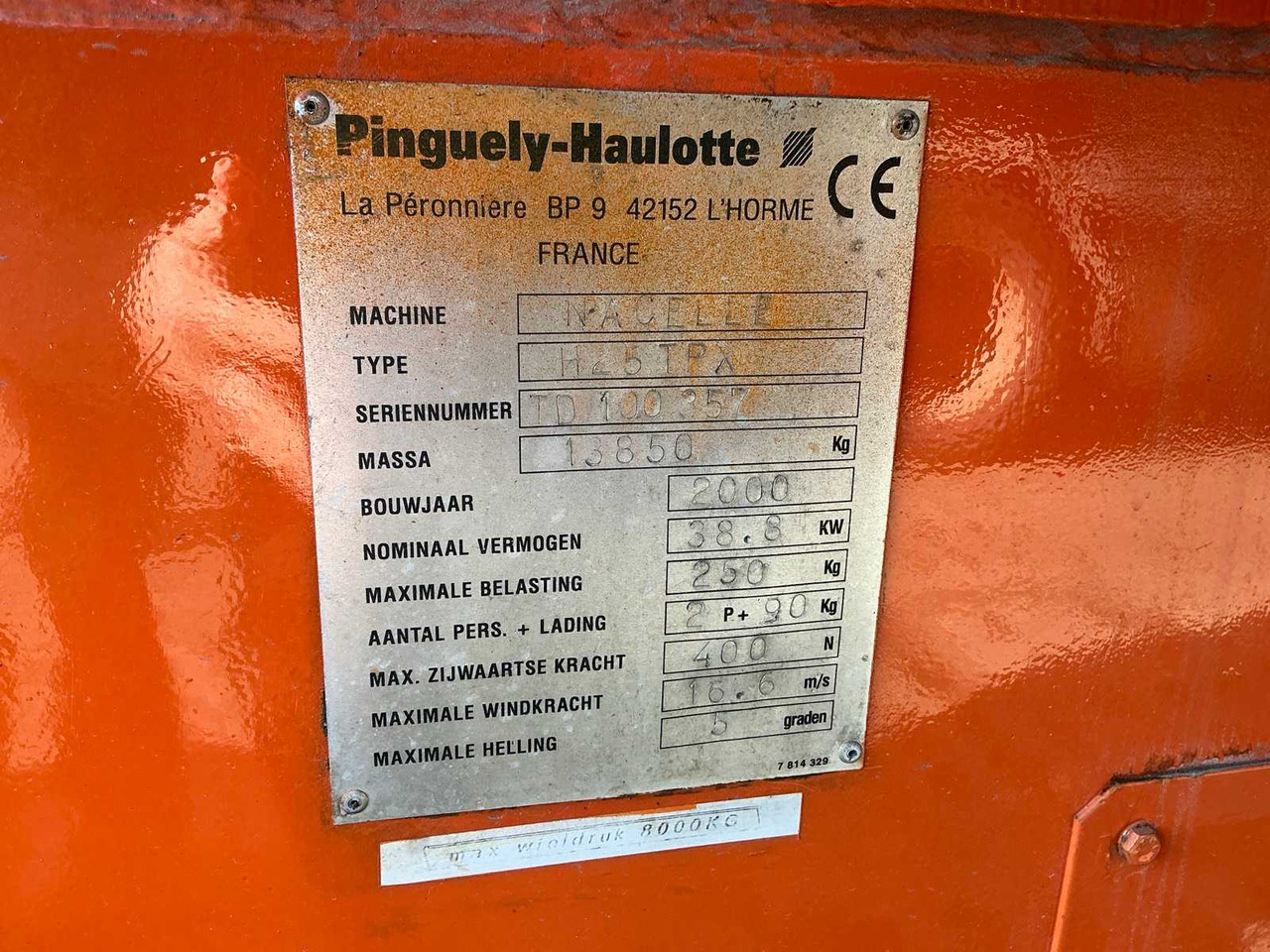 HAULOTTE 2000 HAULOTTE H25TPX AERIAL WORK PLATFORMS - Lift: bilde 3 HAULOTTE 2000 HAULOTTE H25TPX AERIAL WORK PLATFORMS - Lift: bilde 3