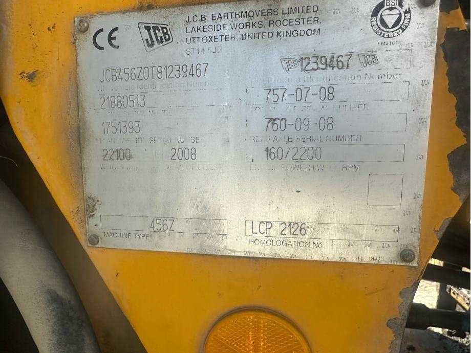JCB - 456 ZX - BACKHOE LOADER - 2006 - Traktorgraver: bilde 5 JCB - 456 ZX - BACKHOE LOADER - 2006 - Traktorgraver: bilde 5
