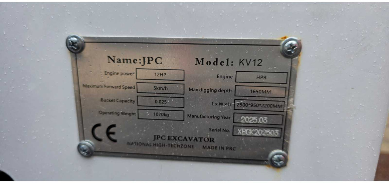 Minigraver JPC KV12: bilde 12