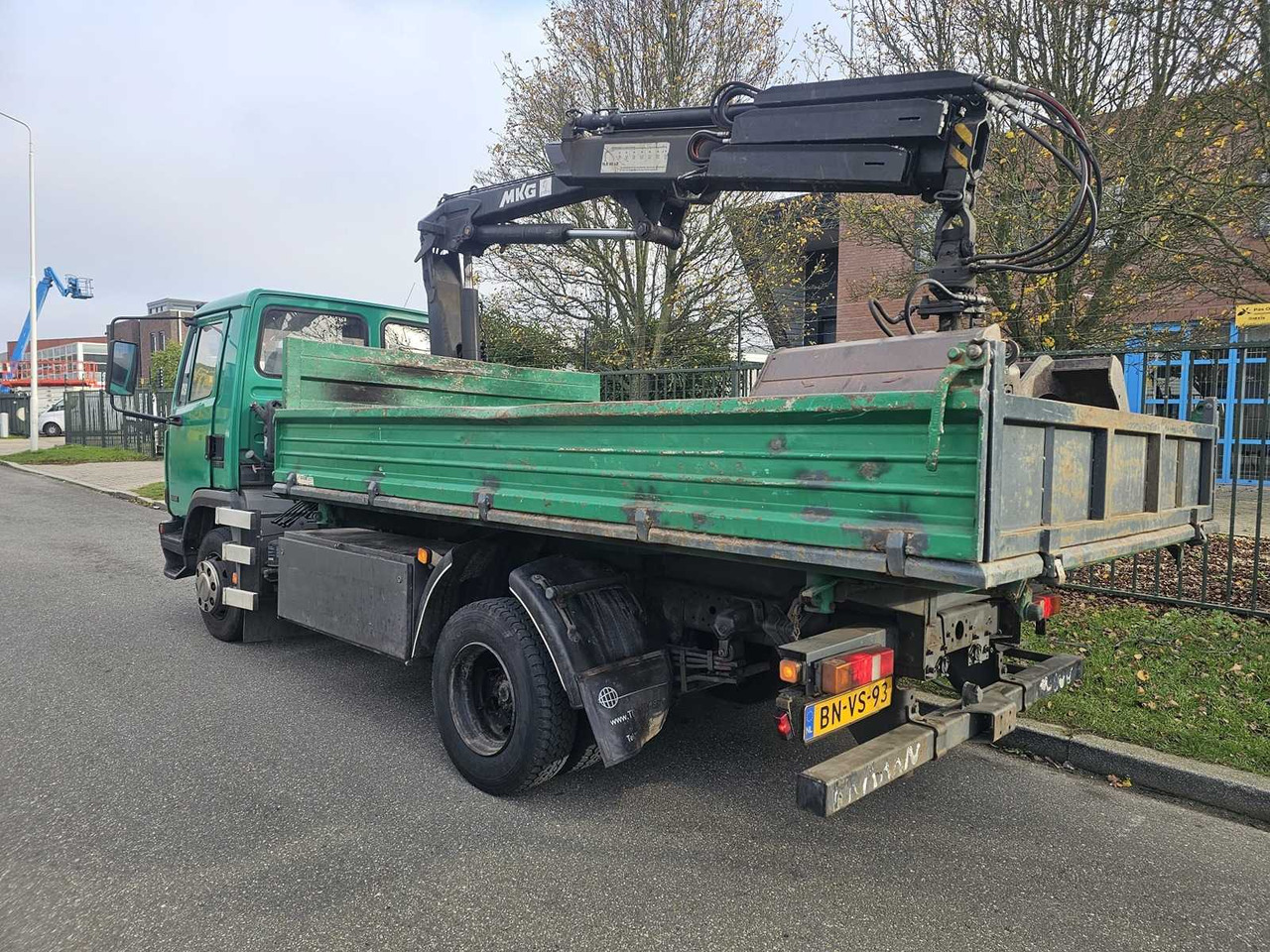 DAF - AE45/150 TI - MET MKG LOADER CRANE WITH ROTARY SQUEEZER AND TIPPER - FIRST OWNER - 131699KM - MOT 8-2026 - Lastebil: bilde 4 DAF - AE45/150 TI - MET MKG LOADER CRANE WITH ROTARY SQUEEZER AND TIPPER - FIRST OWNER - 131699KM - MOT 8-2026 - Lastebil: bilde 4
