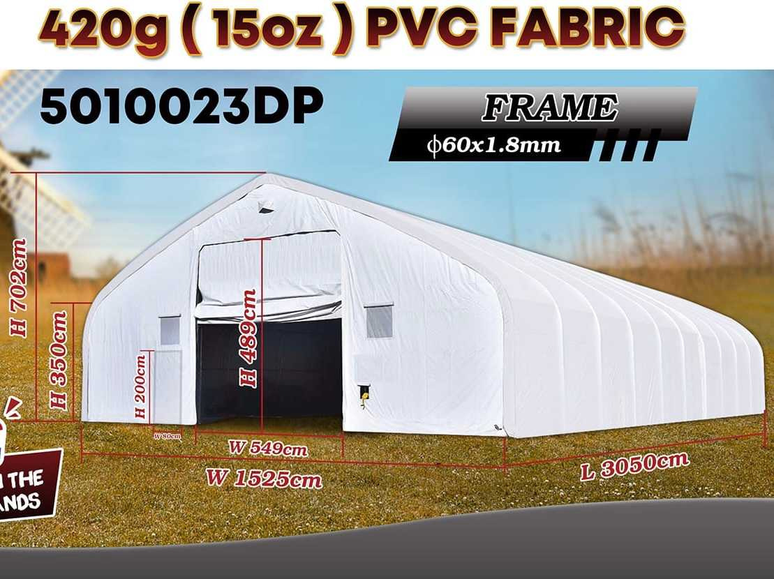 Rhino-Cross-Shelter 5010023DP - 30,5x15,25x7,015 m - Lagringstank: bilde 2 Rhino-Cross-Shelter 5010023DP - 30,5x15,25x7,015 m - Lagringstank: bilde 2