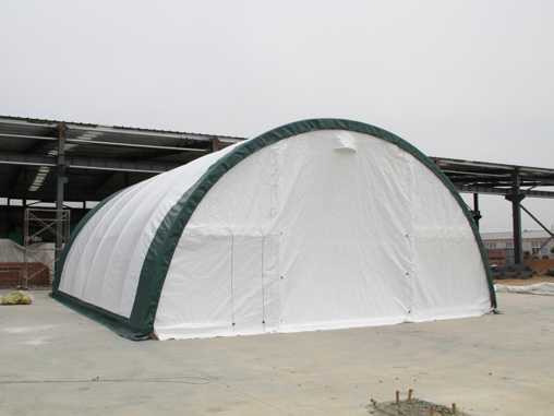 Rhino-Cross-Shelter 5012025R - 36,6x15,25x7,625 m - Lagringstank: bilde 1 Rhino-Cross-Shelter 5012025R - 36,6x15,25x7,625 m - Lagringstank: bilde 1