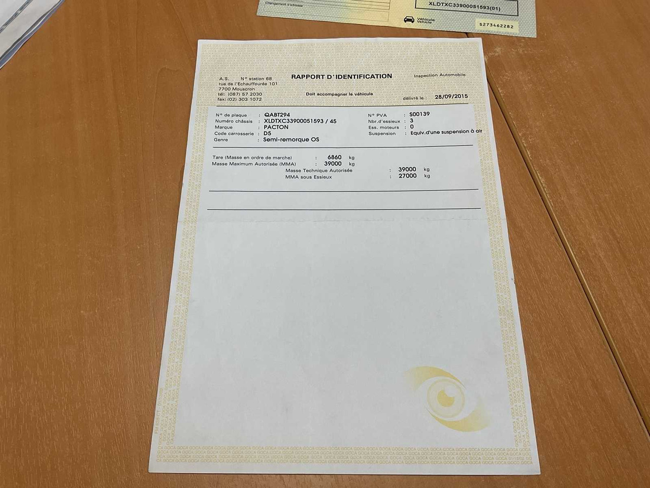 Semitrailer 2015 PACTON CONVEYOR BELT BOTTOM SEMI TRAILER: bilde 17