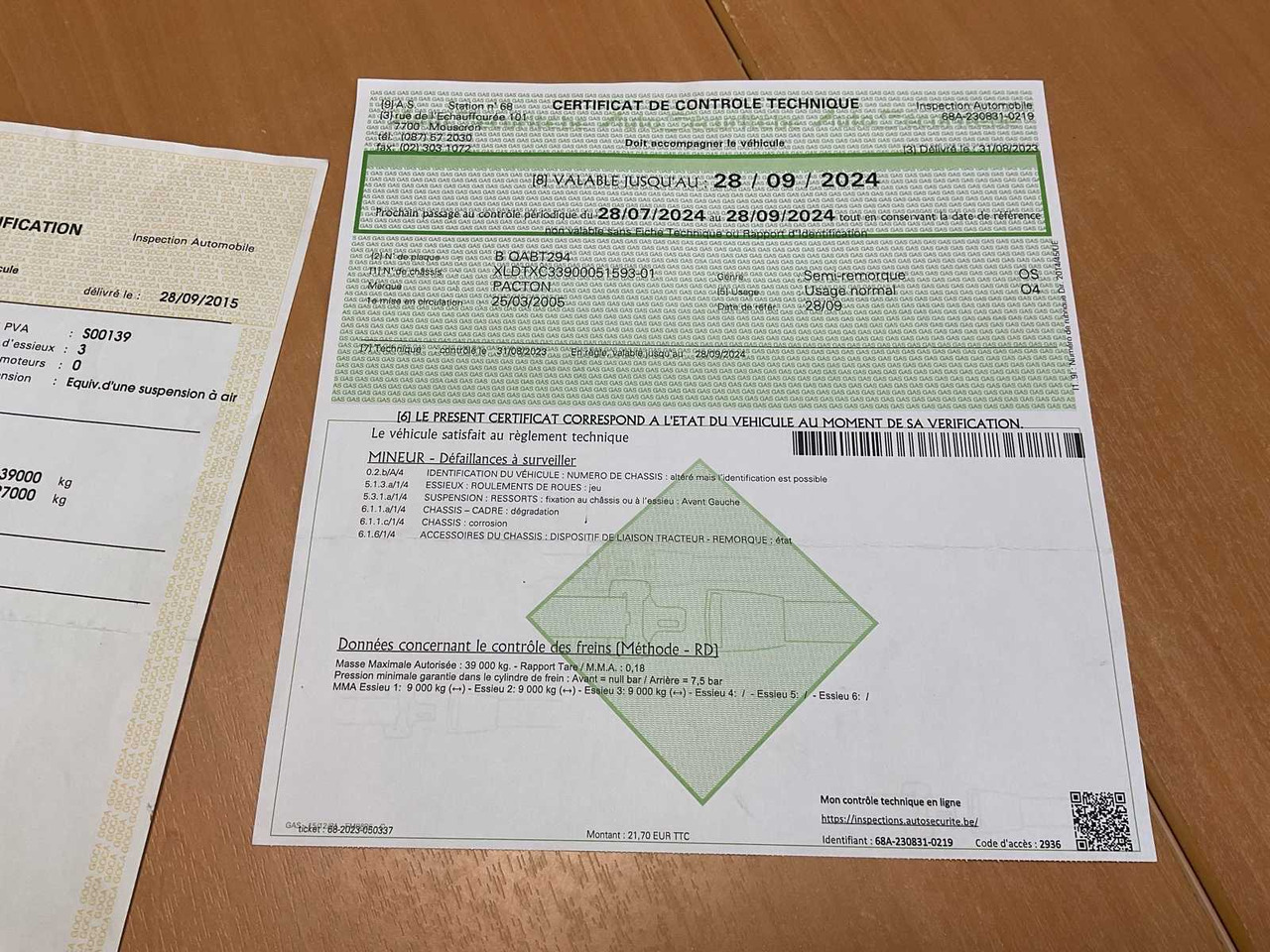 Semitrailer 2015 PACTON CONVEYOR BELT BOTTOM SEMI TRAILER: bilde 18