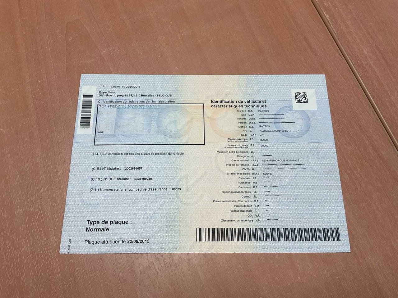 Semitrailer 2015 PACTON CONVEYOR BELT BOTTOM SEMI TRAILER: bilde 16