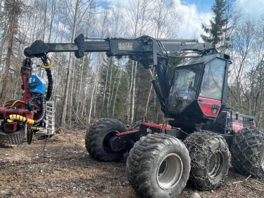VALMET - 911 - HARVESTER - 1998 - Skurtresker: bilde 2 VALMET - 911 - HARVESTER - 1998 - Skurtresker: bilde 2